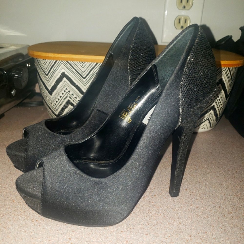 Black stilettos